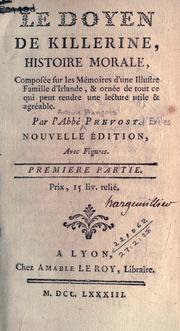 Cover of: Le doyen de Killerine by Abbé Prévost