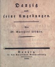 Cover of: Danzig und seine Umgebungen.