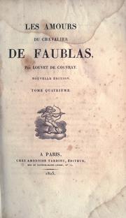 Cover of: amours du chevalier de Faublas.