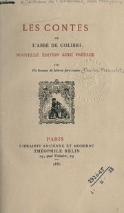 Cover of: Les contes de l'abb© de Colibri.