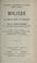 Cover of: Molière