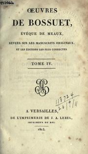 Cover of: Oeuvres by Jacques Bénigne Bossuet