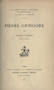 Pierre Gringore by Charles Oulmont