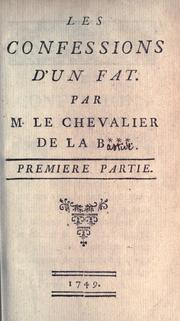 Cover of: confessions d'un fat