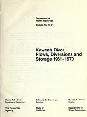 Kaweah river by California. Dept. of Water Resources.