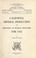 Cover of: California mineral production and directory of mineral producers for 1931
