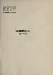 Cover of: Veronese by Fr Crastre
