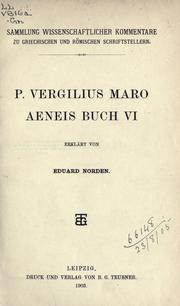 Cover of: Aeneis, Buch VI by Publius Vergilius Maro