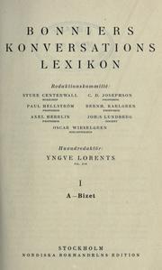 Bonniers konversations lexikon by Yngve Samuel Lorents