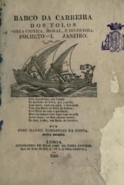 Cover of: Barco da carreira dos tolos by José Daniel Rodrigues da Costa
