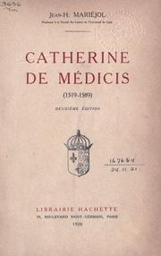 Cover of: Catherine de Medicis (1519-1589)