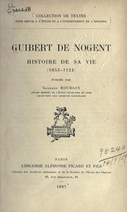 Cover of: Histoire de sa vie (1053-1124)