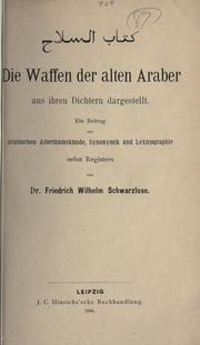 Cover of: Kitb al-Silh. by Friedrich Wilhelm Schwarzlose