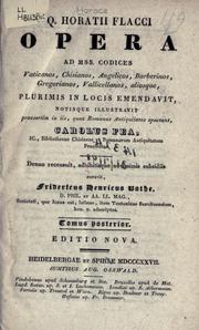 Cover of: Opera by Horace