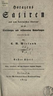 Cover of: Satiren by Horace
