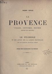 Cover of: La Provence