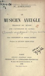 Cover of: musicien aveugle