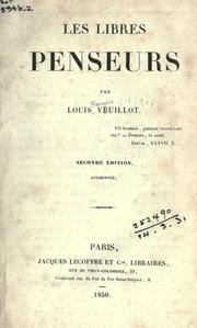 Cover of: Les libres penseurs