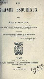 Les grands Esquimaux by Émile [Fortuné Stanislas Joseph] Petitot