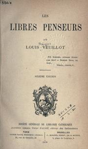 Cover of: Les libres penseurs. by Veuillot, Louis