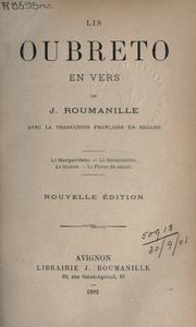 Cover of: Lis oubreto en vers by Joseph Roumanille