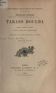 Cover of: Tarass Boulba by Николай Васильевич Гоголь