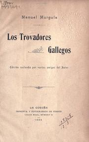 Cover of: trovadores gallegos
