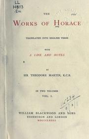 Cover of: The works of Horace by Horace