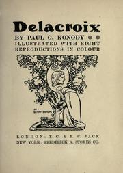 Cover of: Delacroix