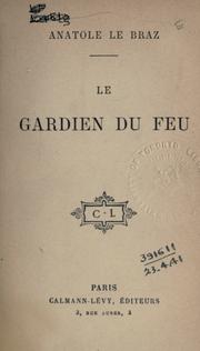 Cover of: gardien du feu.