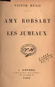 Cover of: Amy Robsart.: Les jumeaux.
