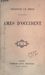 Cover of: Ames d'occident.