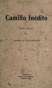 Cover of: Camillo inédito