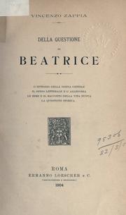 Cover of: Della questione di Beatrice.