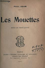 Cover of: mouettes: piece en trois actes.