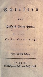 Cover of: Schriften.