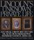 Cover of: Lincoln's unknown private life