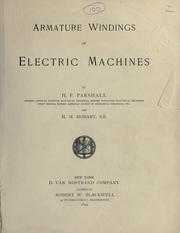 Armature windings of electric machines by Horace Field Parshall