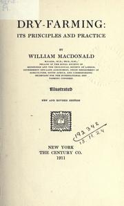 Cover of: Dry-farming by Macdonald, William