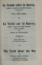Cover of: España ante el conflicto europeo, 1914-1915.