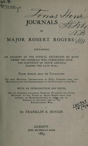 Cover of: Journals by Robert Rogers