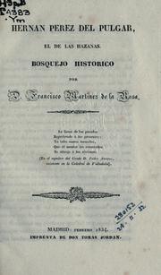 Cover of: Hernan Perez del Pulgar el de las hazanas by Francisco Martínez de la Rosa