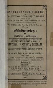 Cover of: Jyotisasiddhantasangrahah