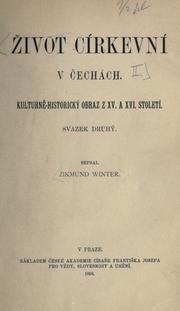 Cover of: ivot církevní v echách Kulturn-historický obraz z 15. a 16. stoleti.
