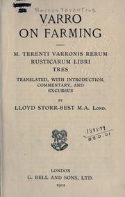 Cover of: On farming: M. Terenti Varronis Rerum rusticarum libri tres