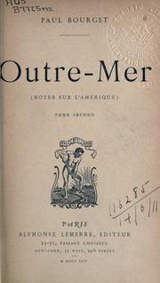 Cover of: Outre-mer