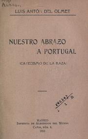 Cover of: Nuestro abrazo a Portugal: catecismo de la raza.