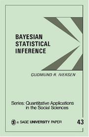 Cover of: Bayesian statistical inference