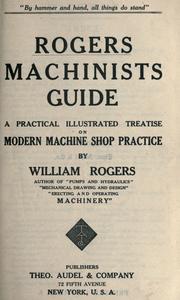Cover of: Rogers machinists guide | N. Hawkins