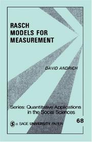 Rasch models for measurement by David Andrich